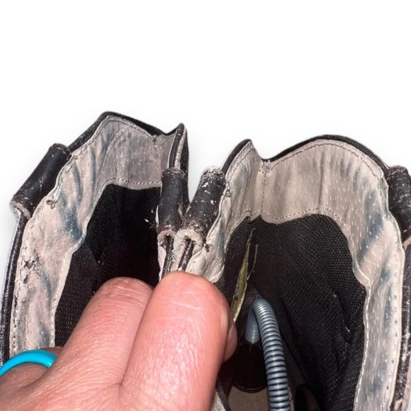 Roper Belle Square Toe Mid Calf Distressed Brown Cowboy Boots Youth 2 - Picture 9 of 15